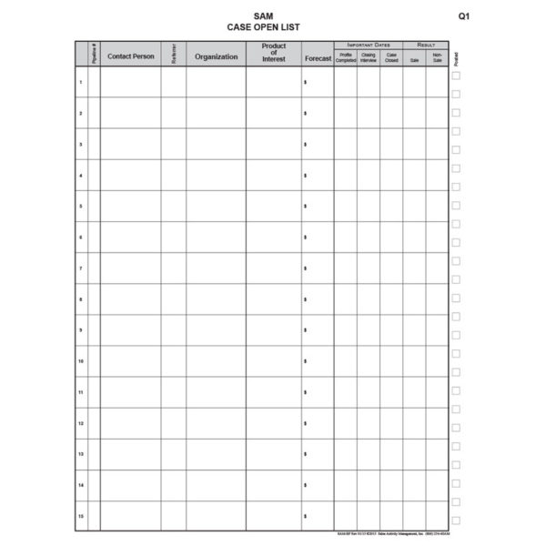 2025 SAM70® Sales Planner (30% smaller; 7.25” x 9.5”) (102SAM70-2025) - Image 4