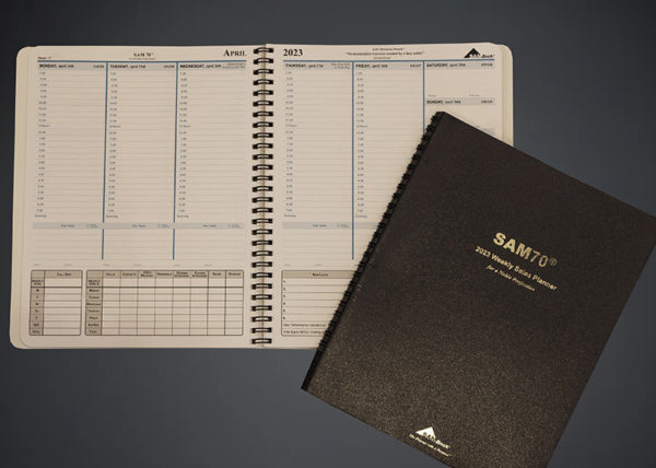 2025 SAM70® Sales Planner (30% smaller; 7.25” x 9.5”) (102SAM70-2025)